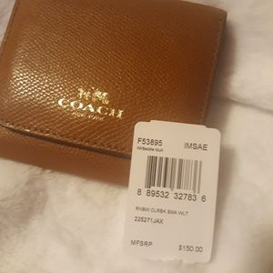 Coach rainbow wallet